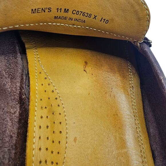 Cole Haan Men's French Cup Penny Loafer Brown Driving Moccasin #C07638 Size 11M - Picture 9 of 10